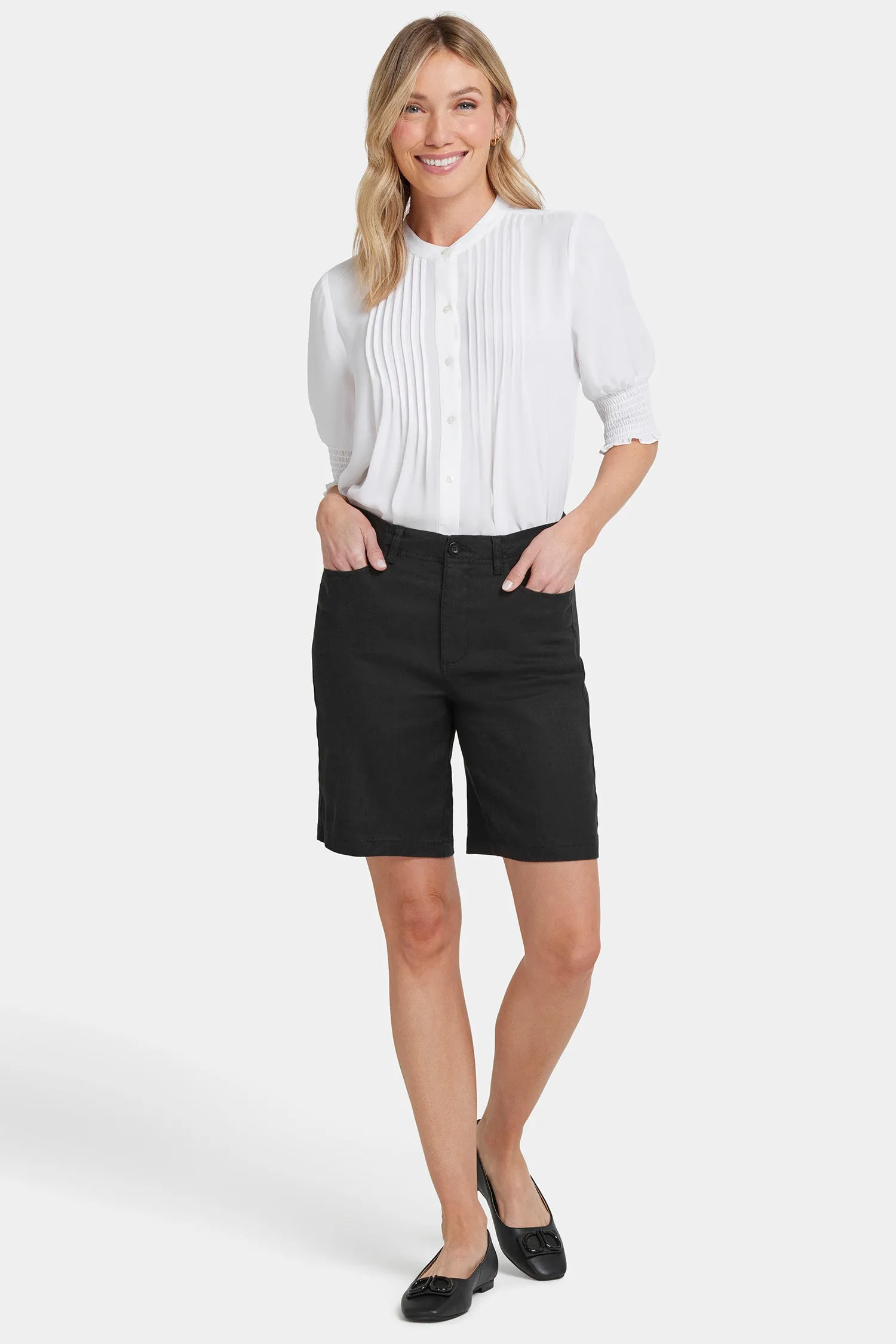 5 Pocket Bermuda Shorts - Black