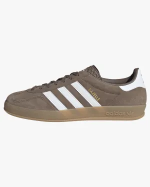 Adidas Gazelle Indoor - Earth Strata / Cloud White / Gold Metallic