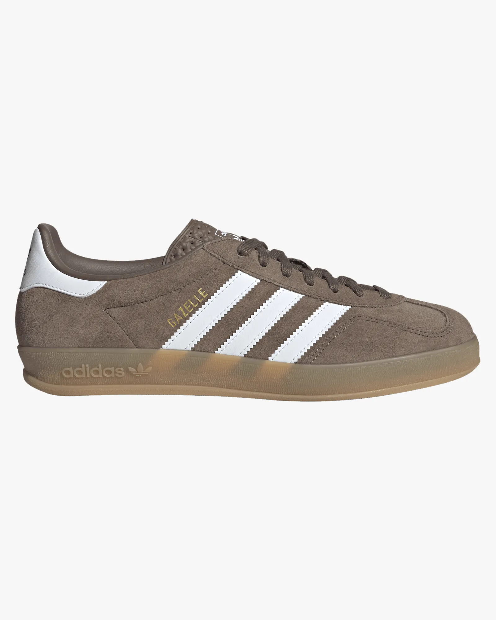 Adidas Gazelle Indoor - Earth Strata / Cloud White / Gold Metallic