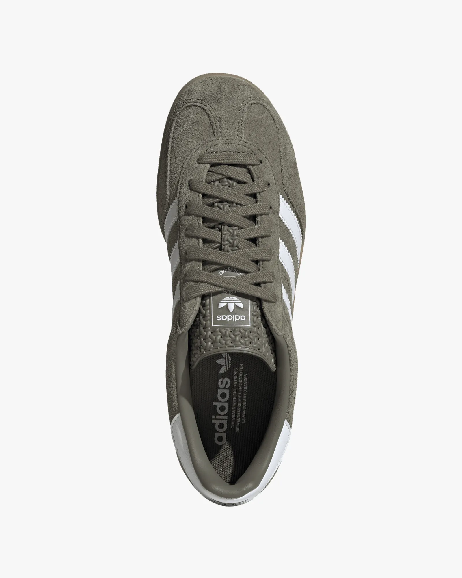 Adidas Gazelle Indoor - Olive Strata / Cloud White / Gold Metallic