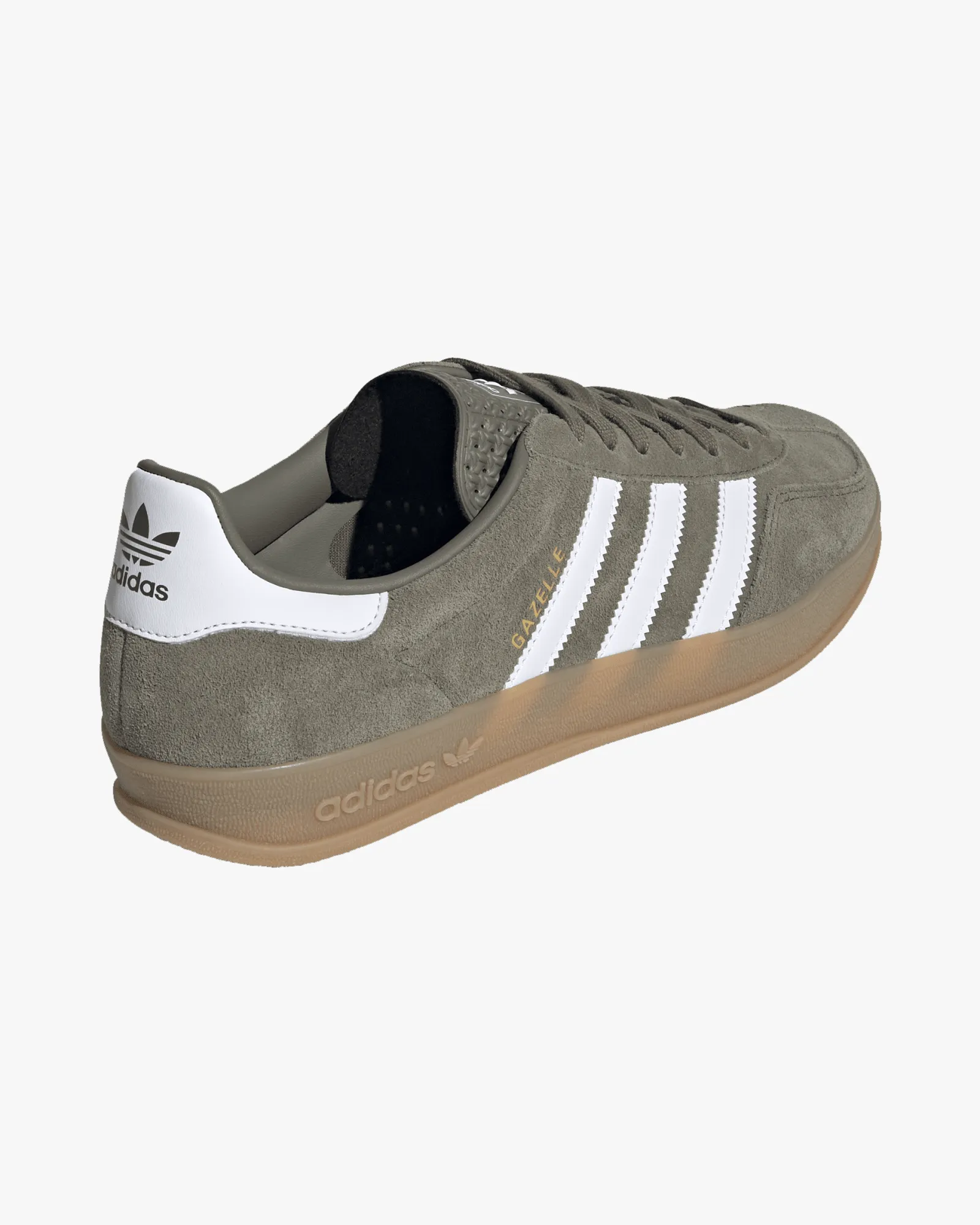 Adidas Gazelle Indoor - Olive Strata / Cloud White / Gold Metallic