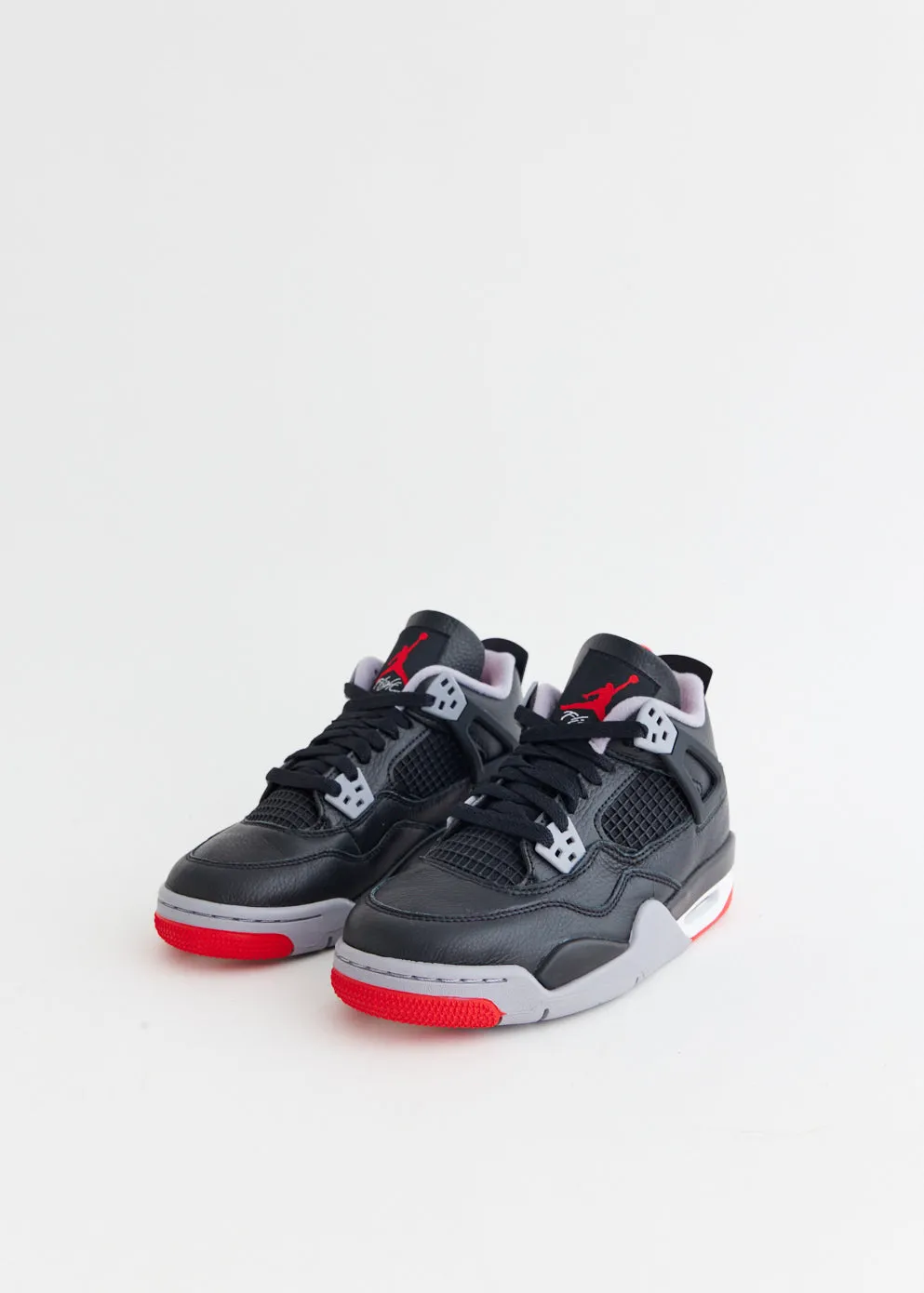 Air Jordan 4 Retro 'Bred Reimagined' Sneakers (GS)