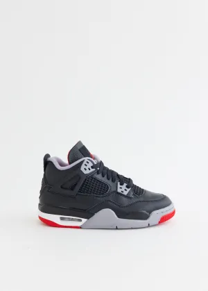 Air Jordan 4 Retro 'Bred Reimagined' Sneakers (GS)