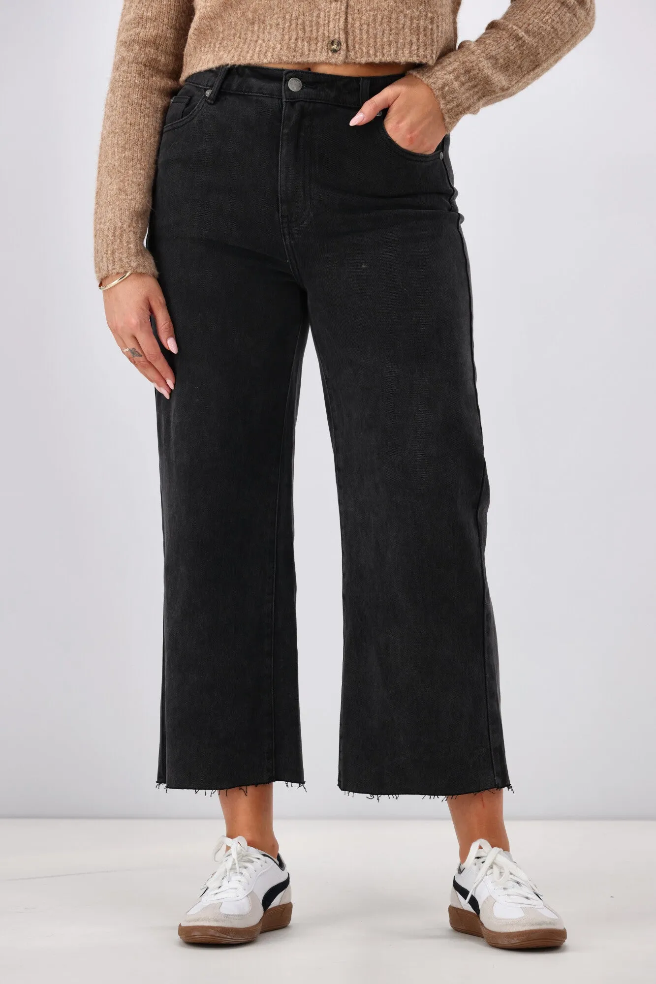 All About Eve Charlie High Rise Leg Washed Black