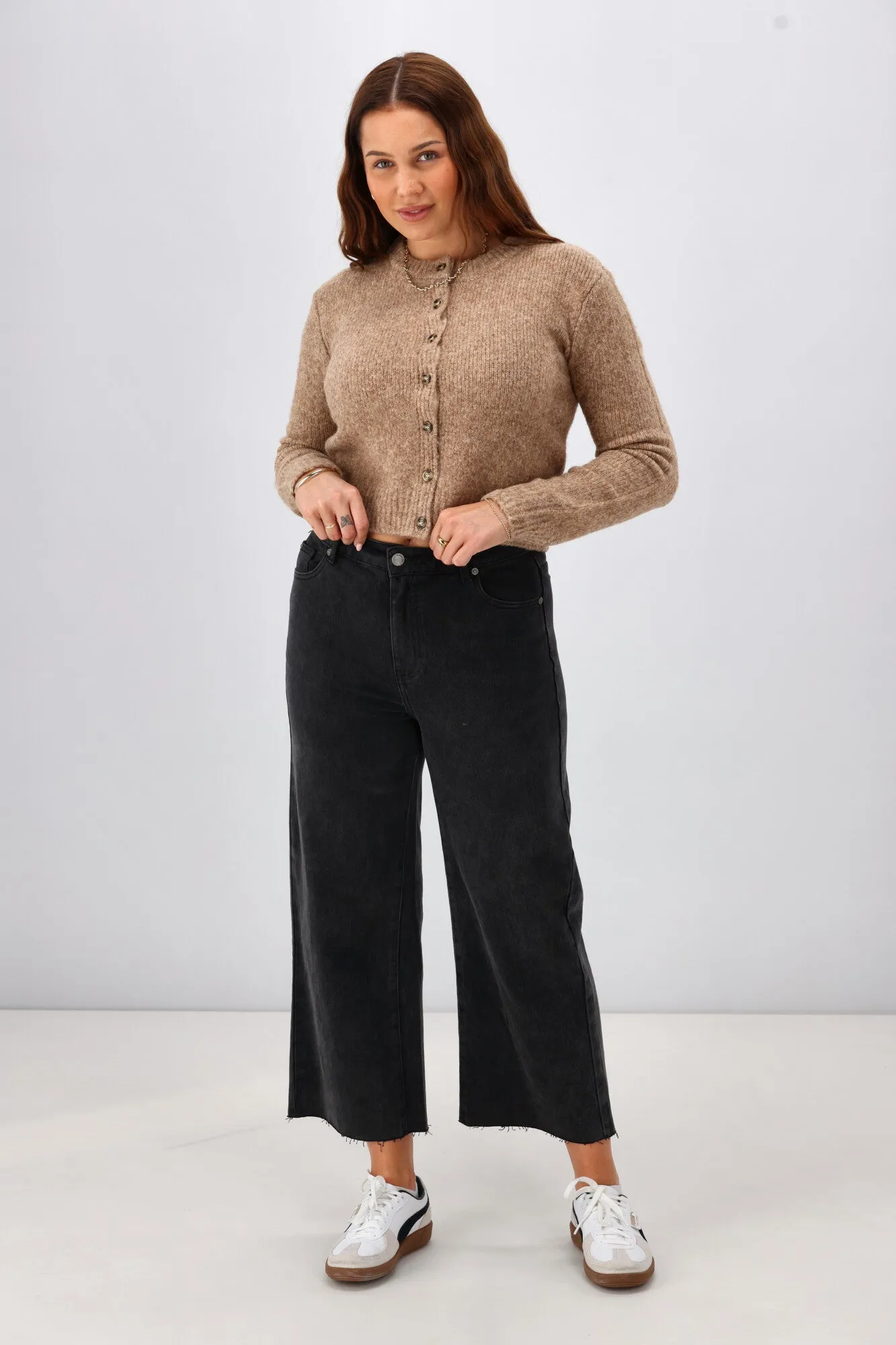 All About Eve Charlie High Rise Leg Washed Black