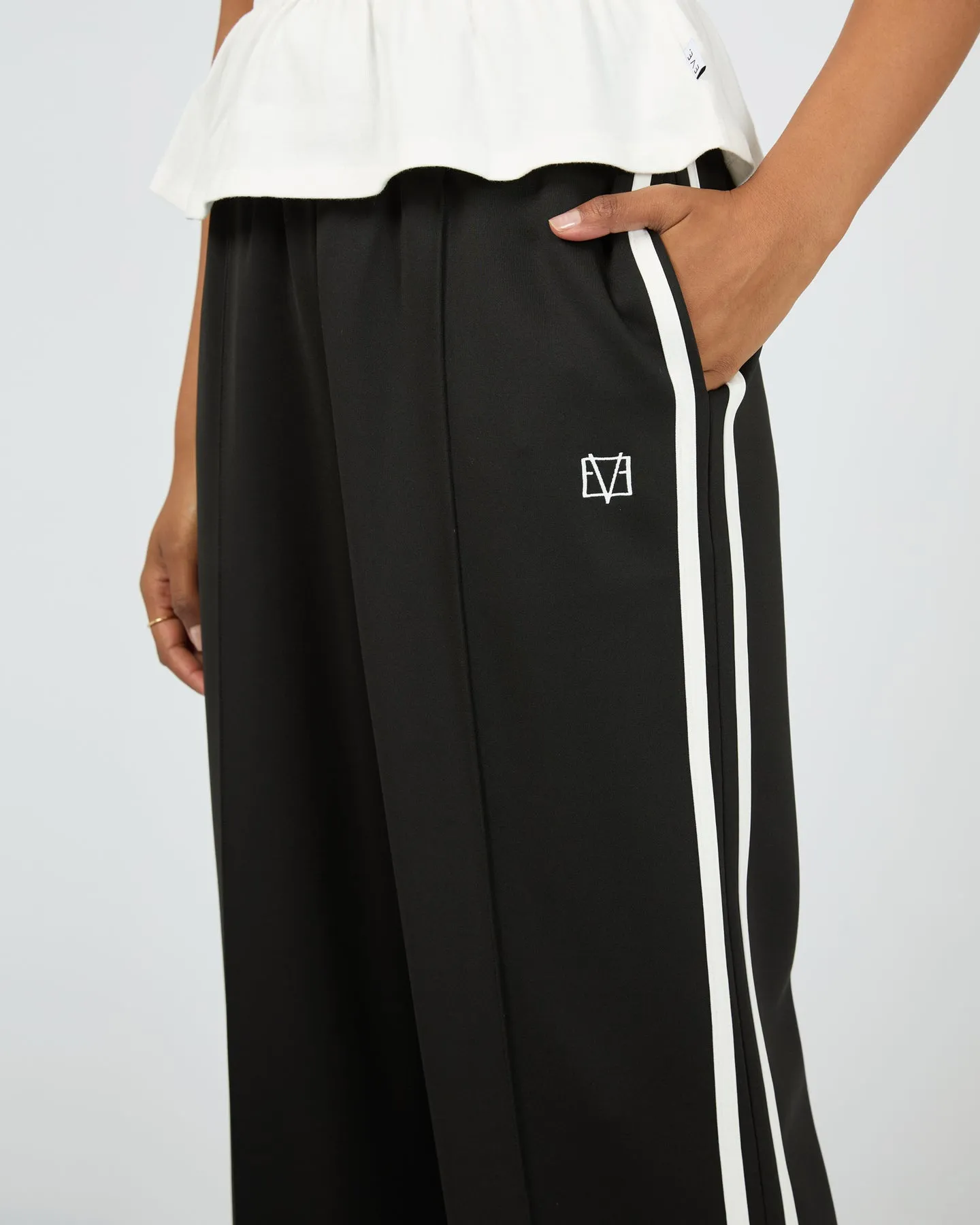 All About Eve On The Daily Track Pant Black