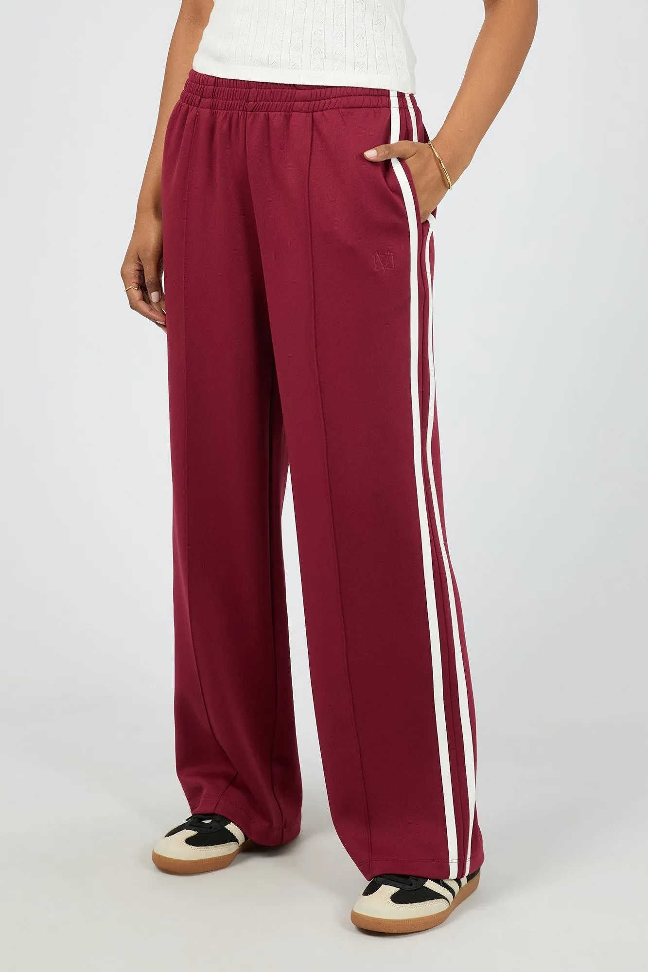 All About Eve On The Daily Track Pant Wine