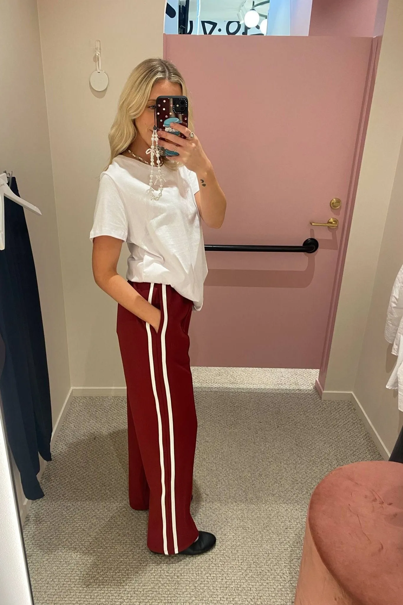 All About Eve On The Daily Track Pant Wine