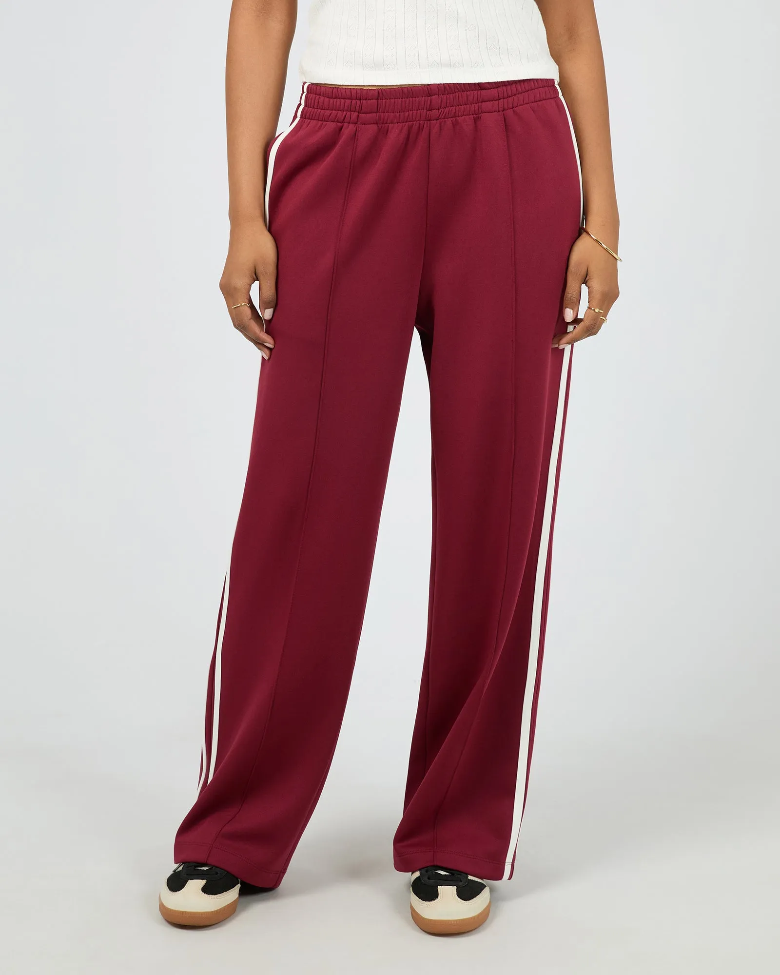 All About Eve On The Daily Track Pant Wine