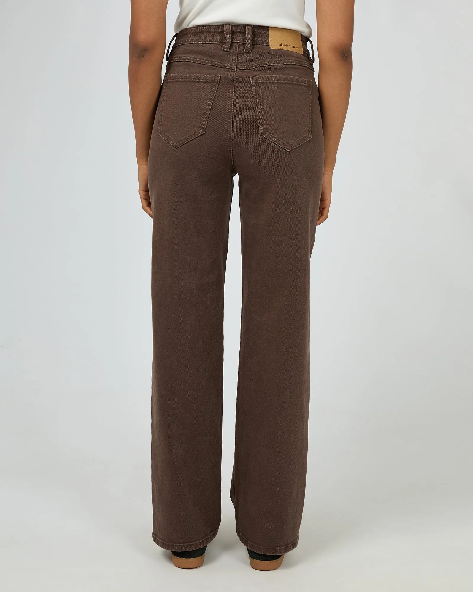 All About Eve Skye Comfort Jean Brown