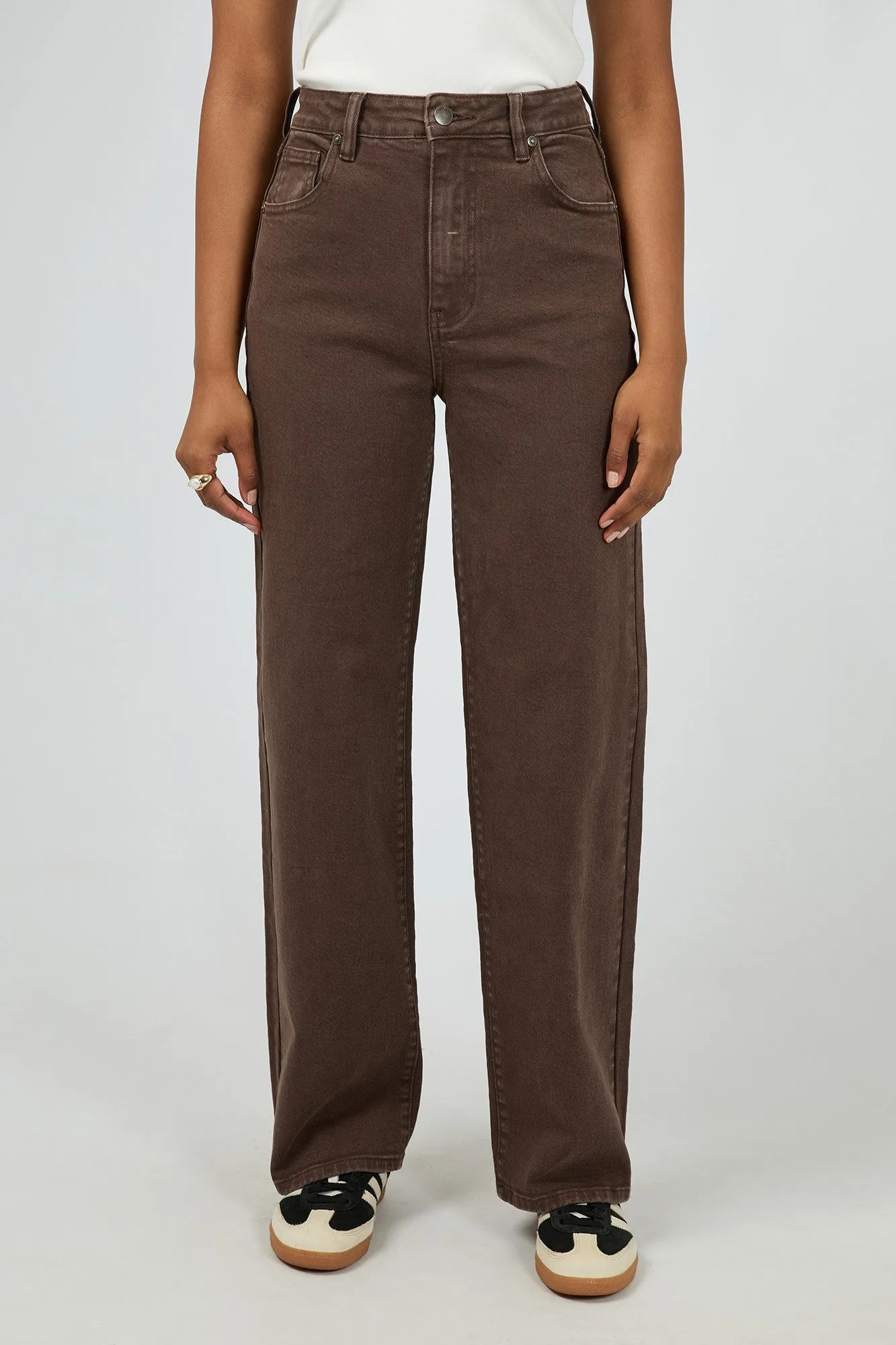 All About Eve Skye Comfort Jean Brown