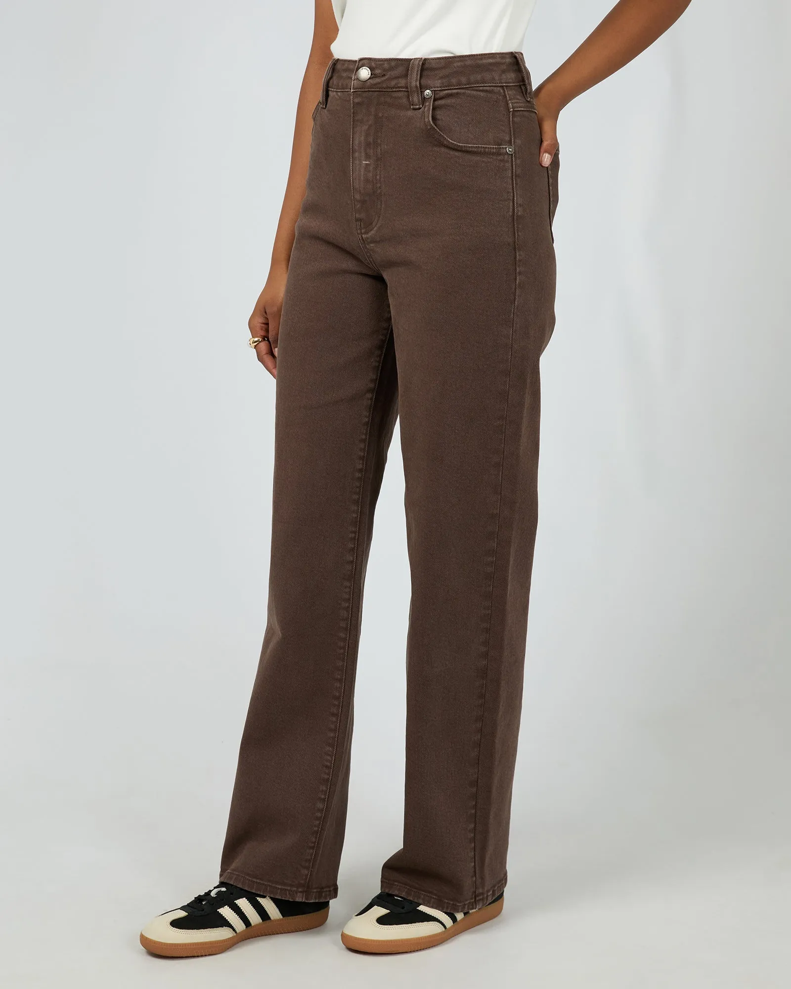 All About Eve Skye Comfort Jean Brown