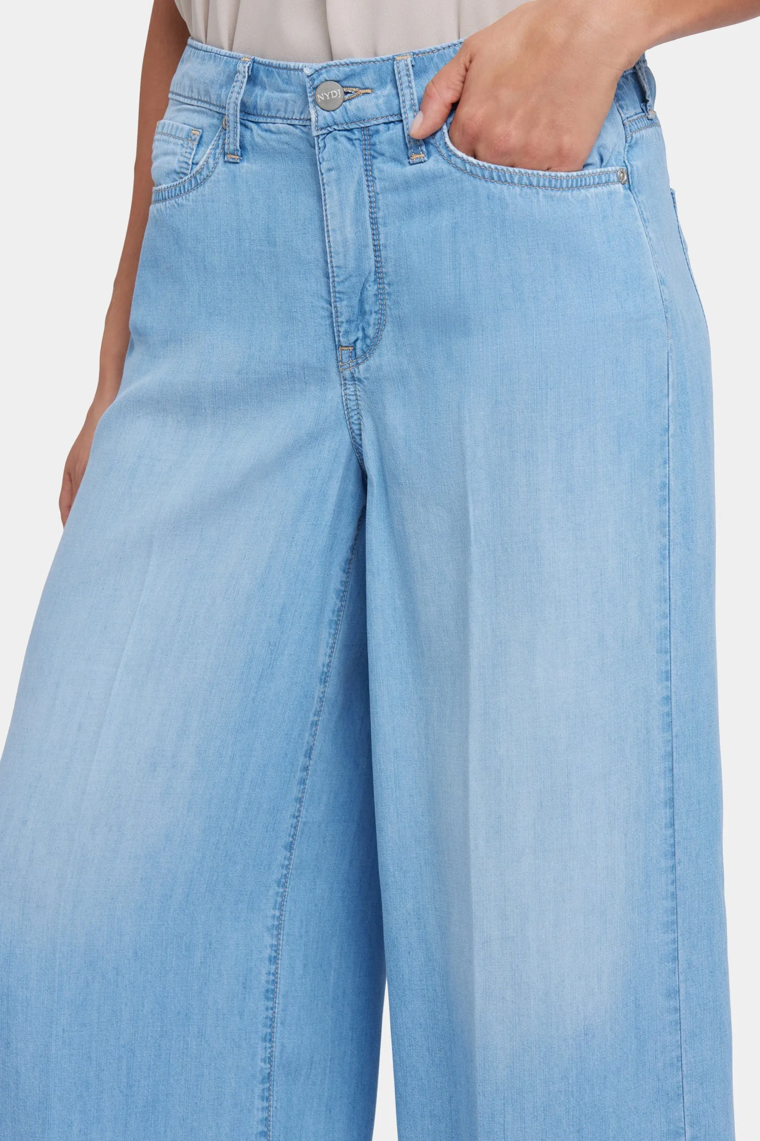 Amelia Denim Culottes - Canary Beach