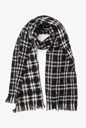Antler Tic Tac Toe Scarf Black