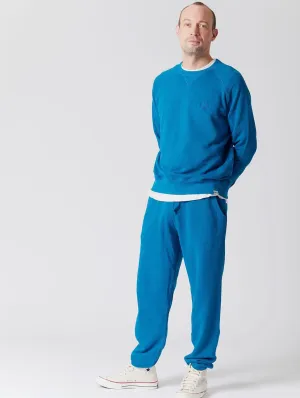 Anton Men's Organic Cotton Crewneck | Teal Blue