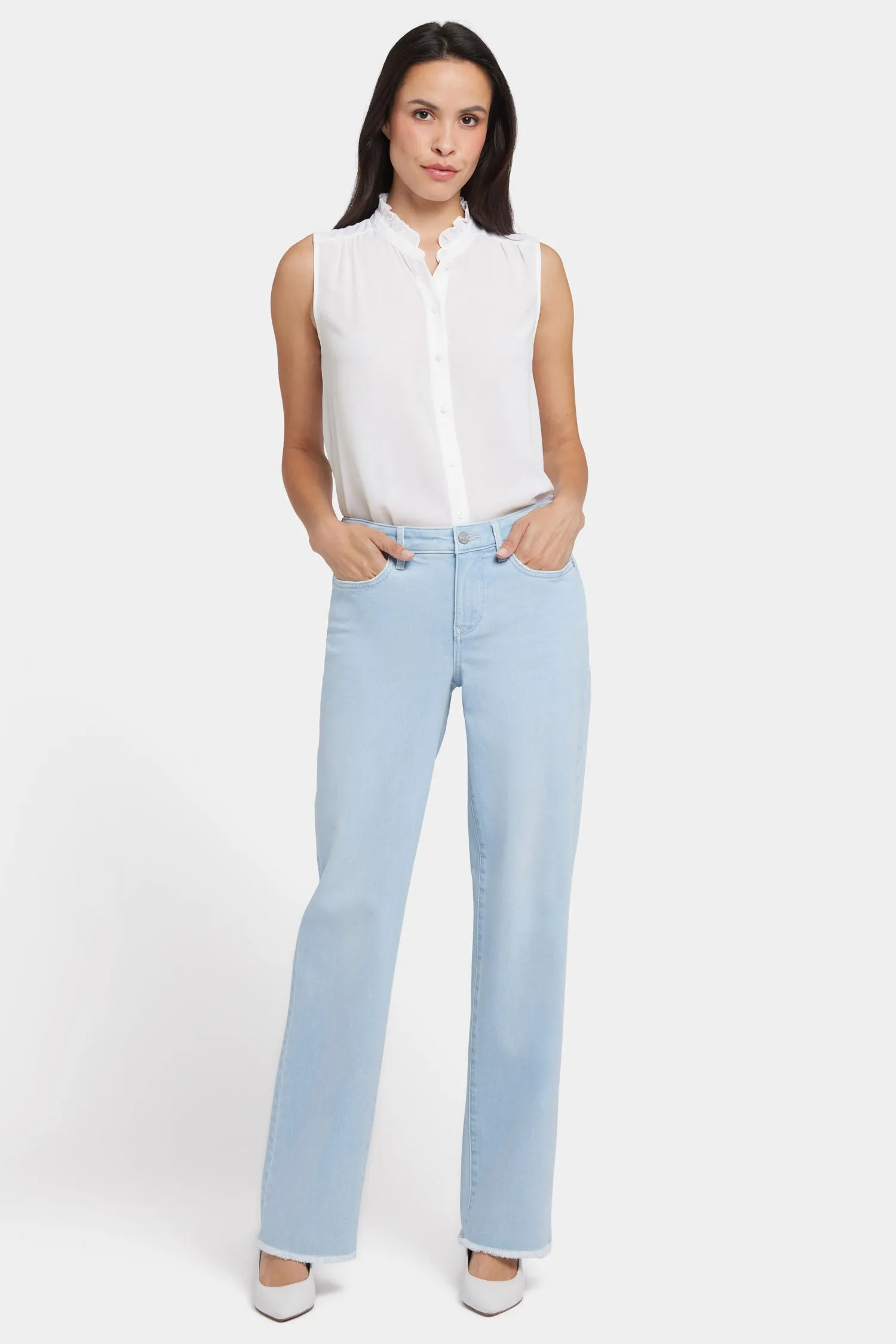 Bailey Relaxed Straight Jeans - Clear Waters
