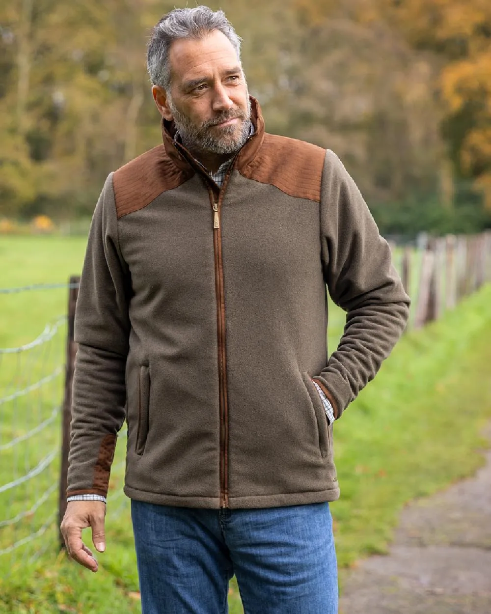 Baleno Mens Woodlands Fancy Fleece Jacket