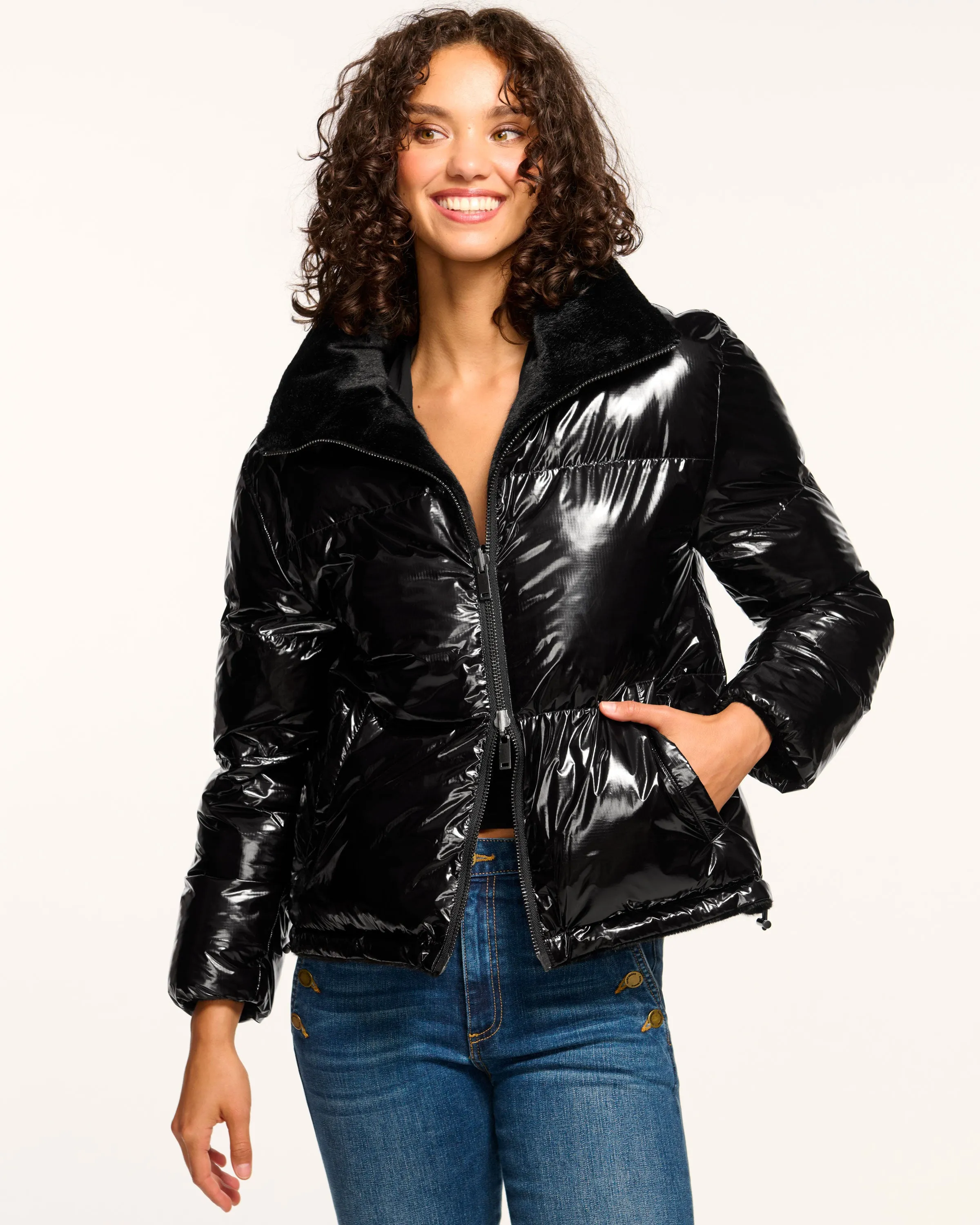 Beatrice Reversible Puffer Coat