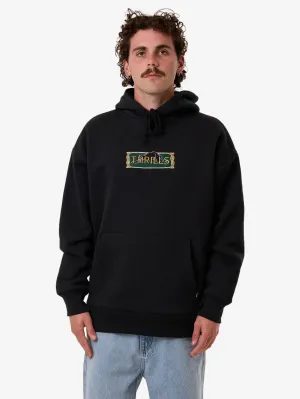 Behind It All Slouch Pull On Hood - Pirate Black