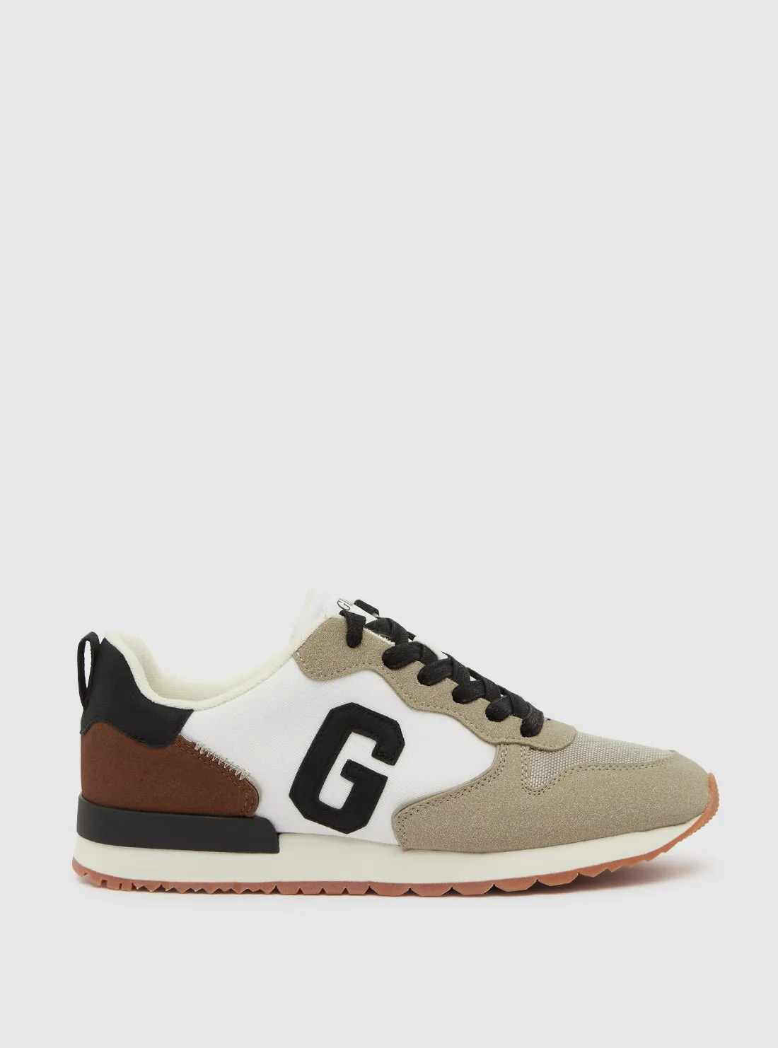 Beige Black Adax Sneakers