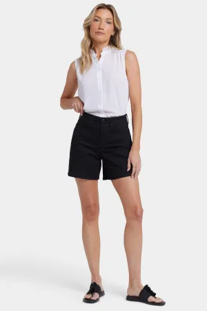 Berkyn Relaxed Denim Shorts - Black