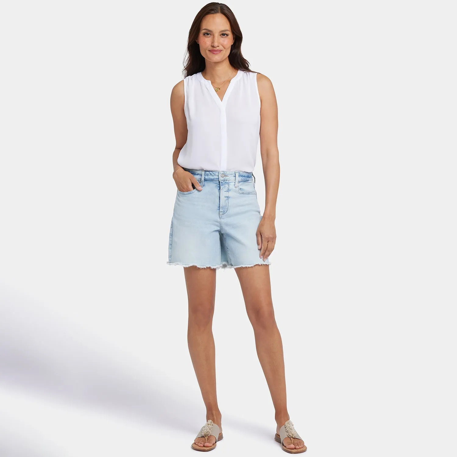 Berkyn Relaxed Denim Shorts - Pamplona Ice