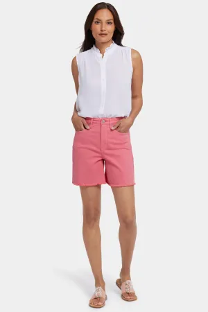 Berkyn Relaxed Denim Shorts - Spiced Coral