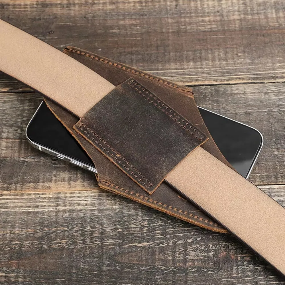 Best to Couples Gifts Phone Bag For Men Women Genuine Leather Vintage