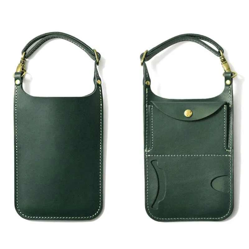 Best to Couples Gifts Phone Bag For Men Women Genuine Leather Vintage