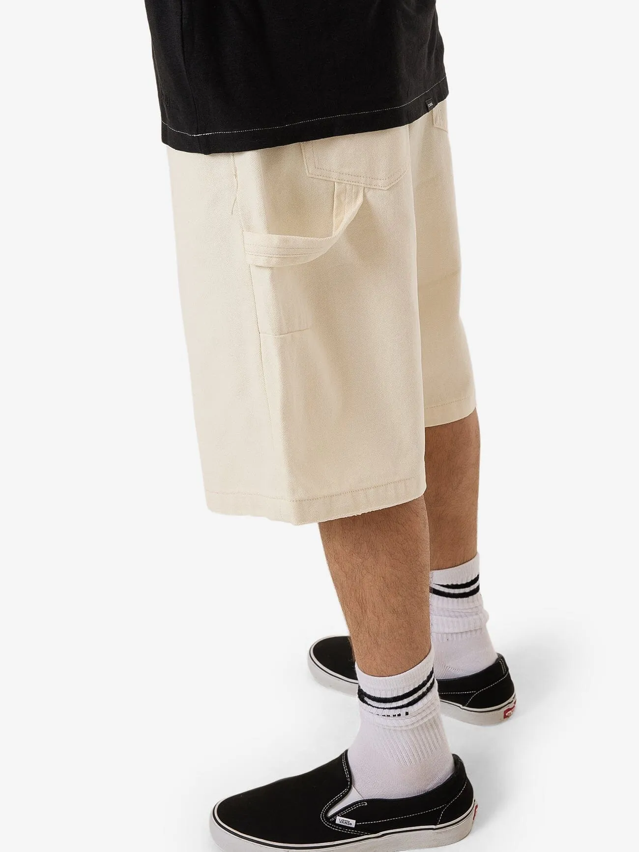 Big Slacker Denim Short - Heritage White