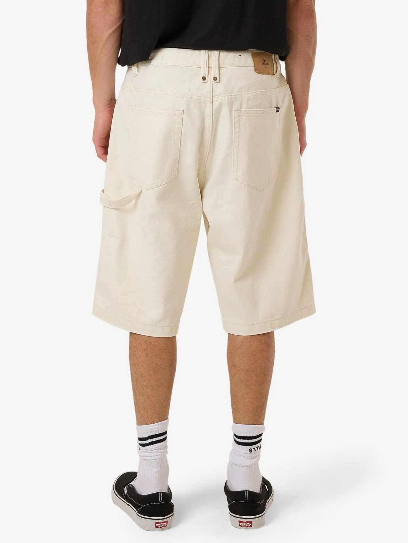 Big Slacker Denim Short - Heritage White