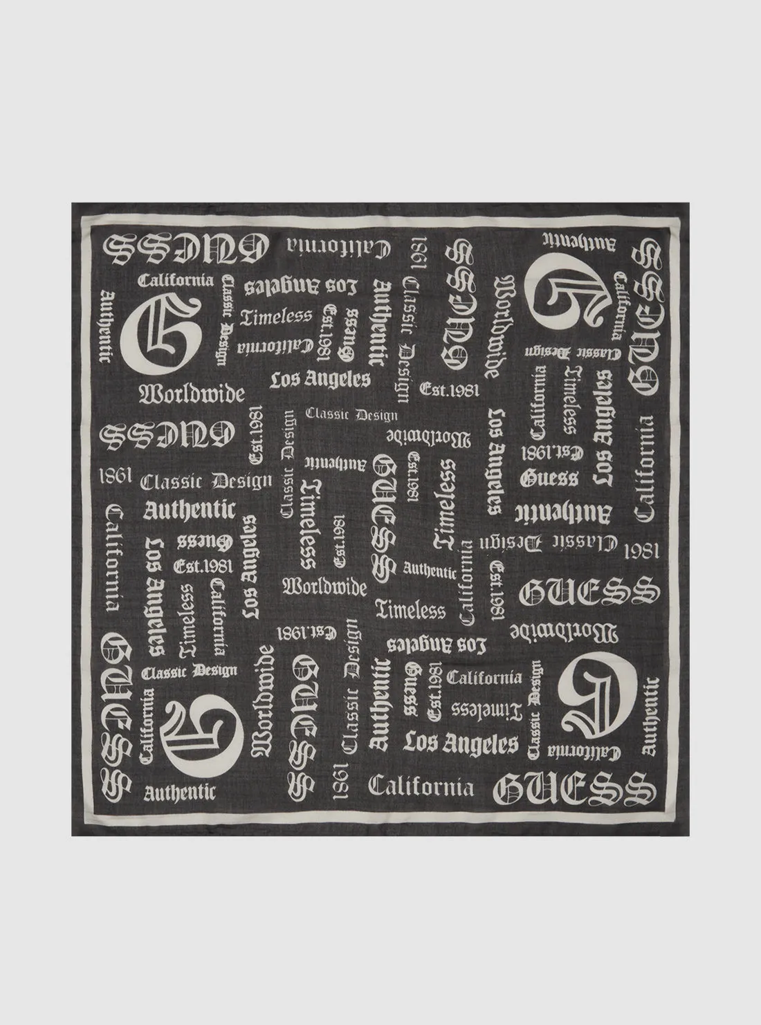 Black Gothic Scarf