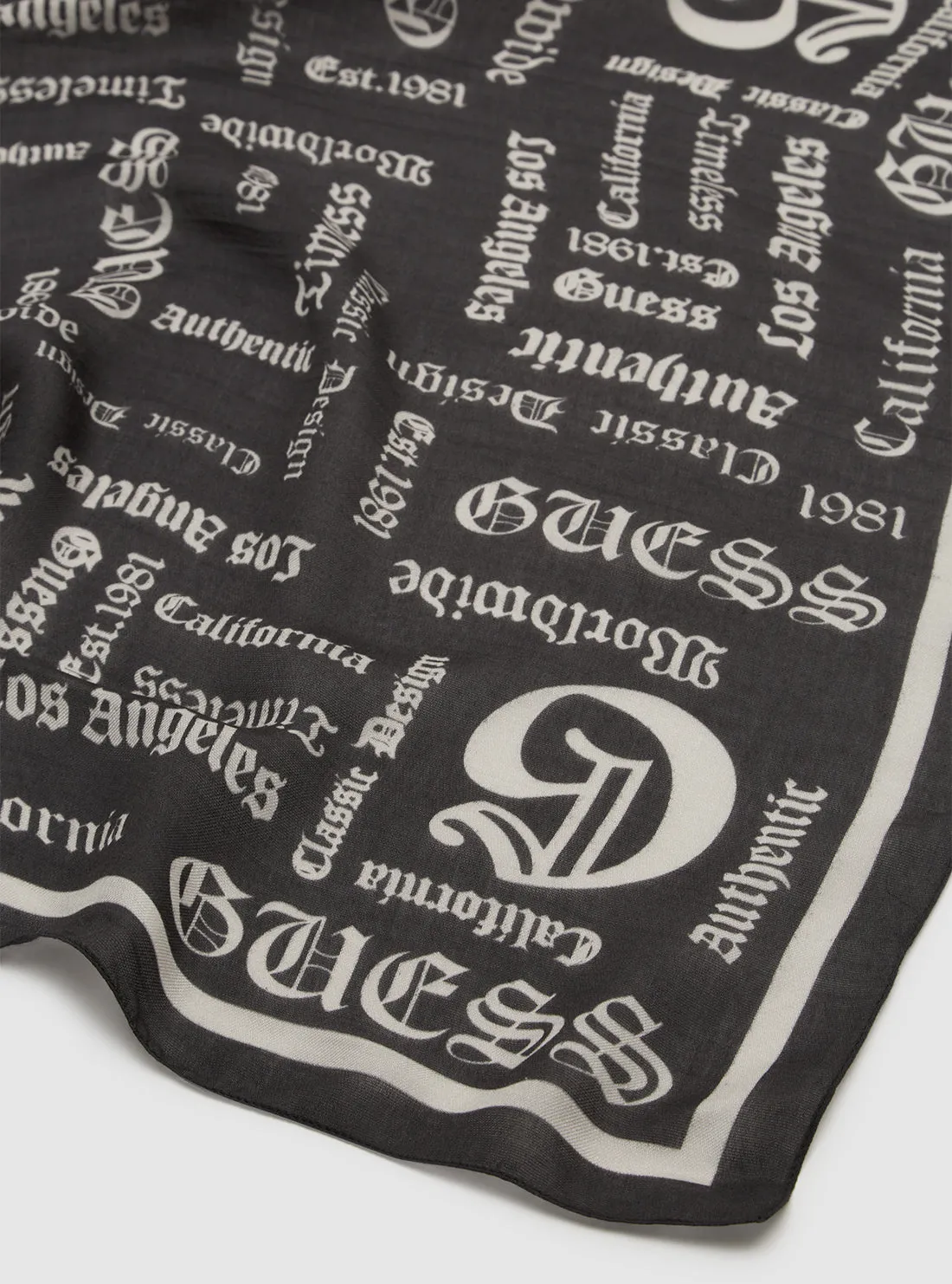 Black Gothic Scarf