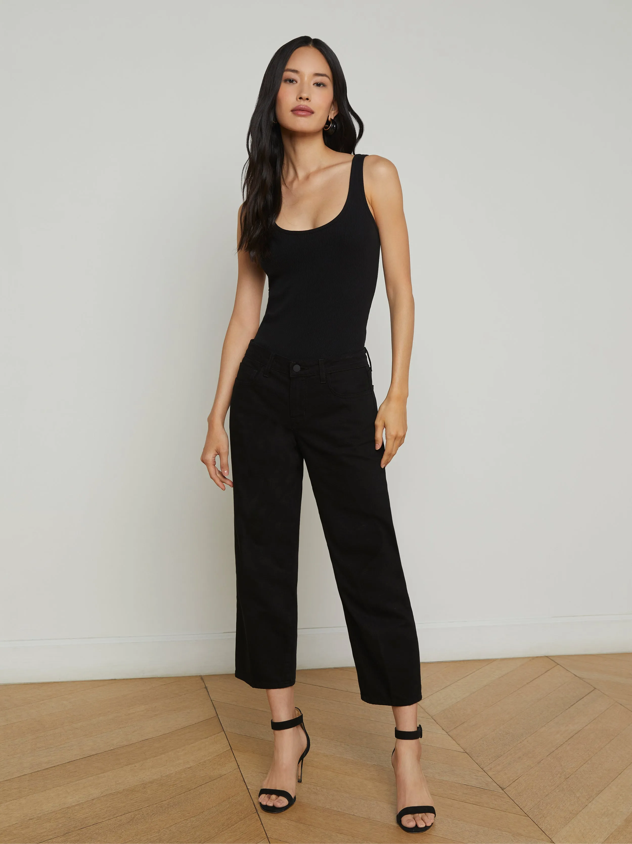 Blaine Cropped Stovepipe Jean
