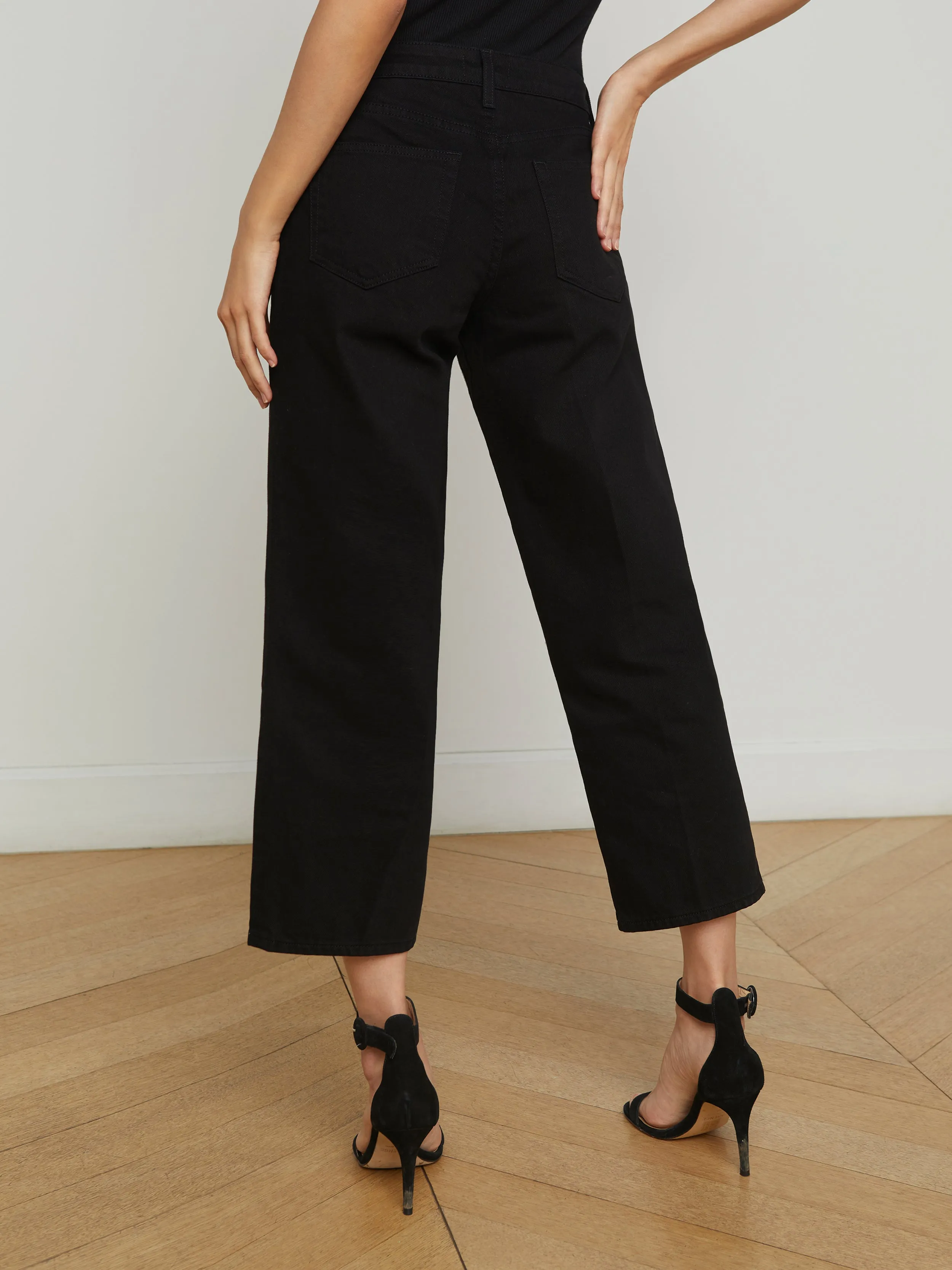 Blaine Cropped Stovepipe Jean