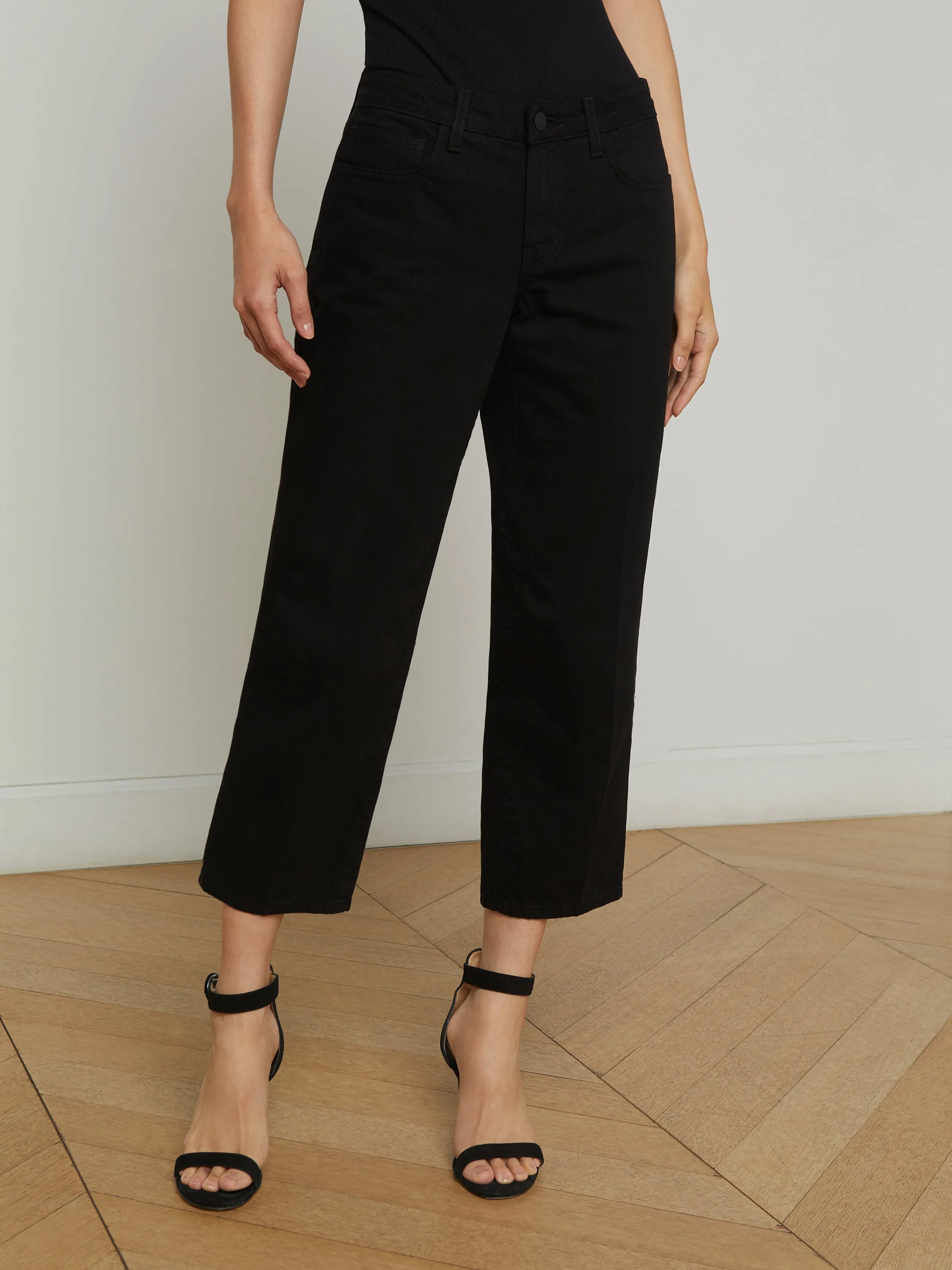 Blaine Cropped Stovepipe Jean