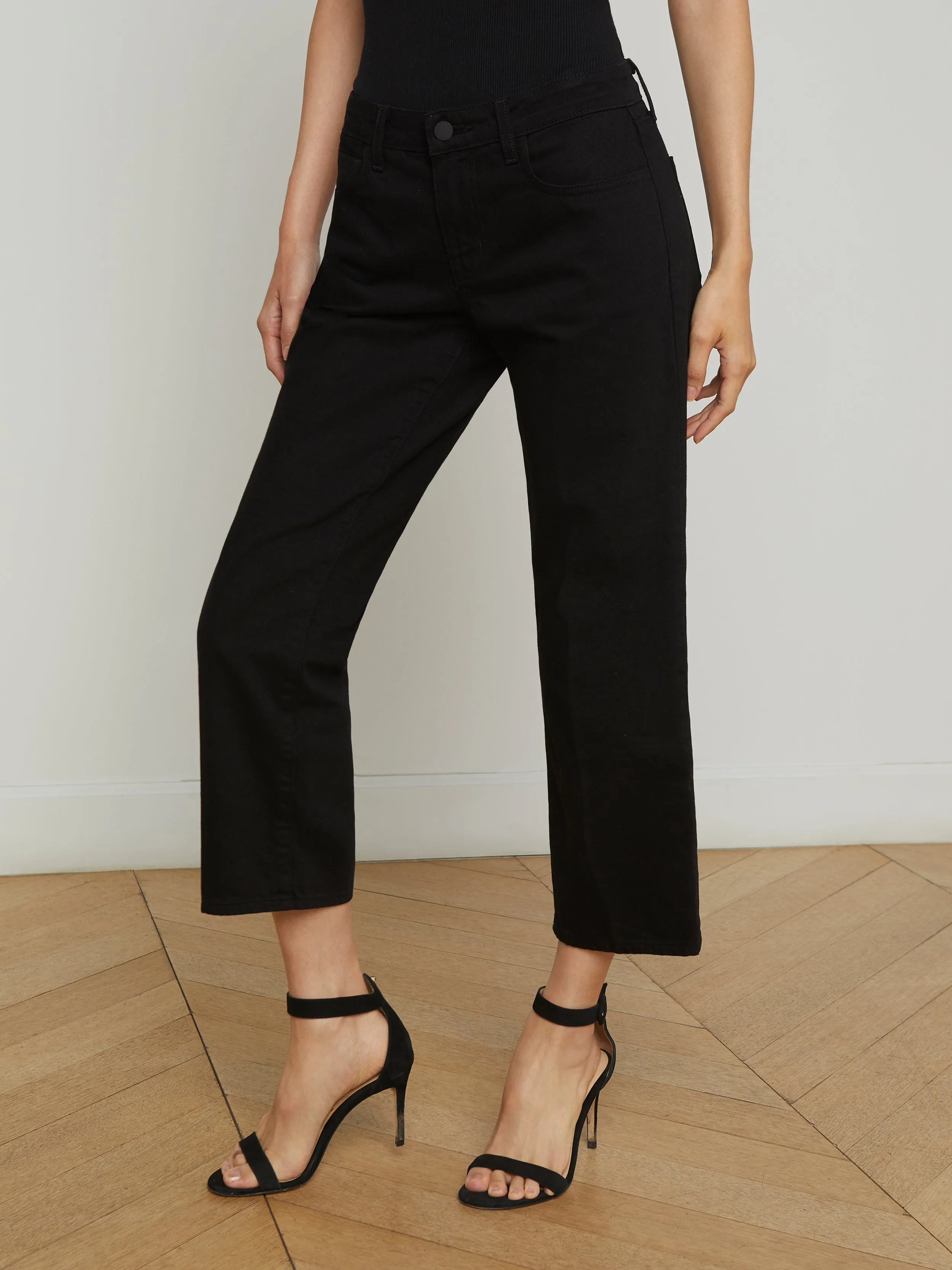 Blaine Cropped Stovepipe Jean