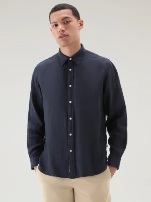 Blue Classic Collar Shirt