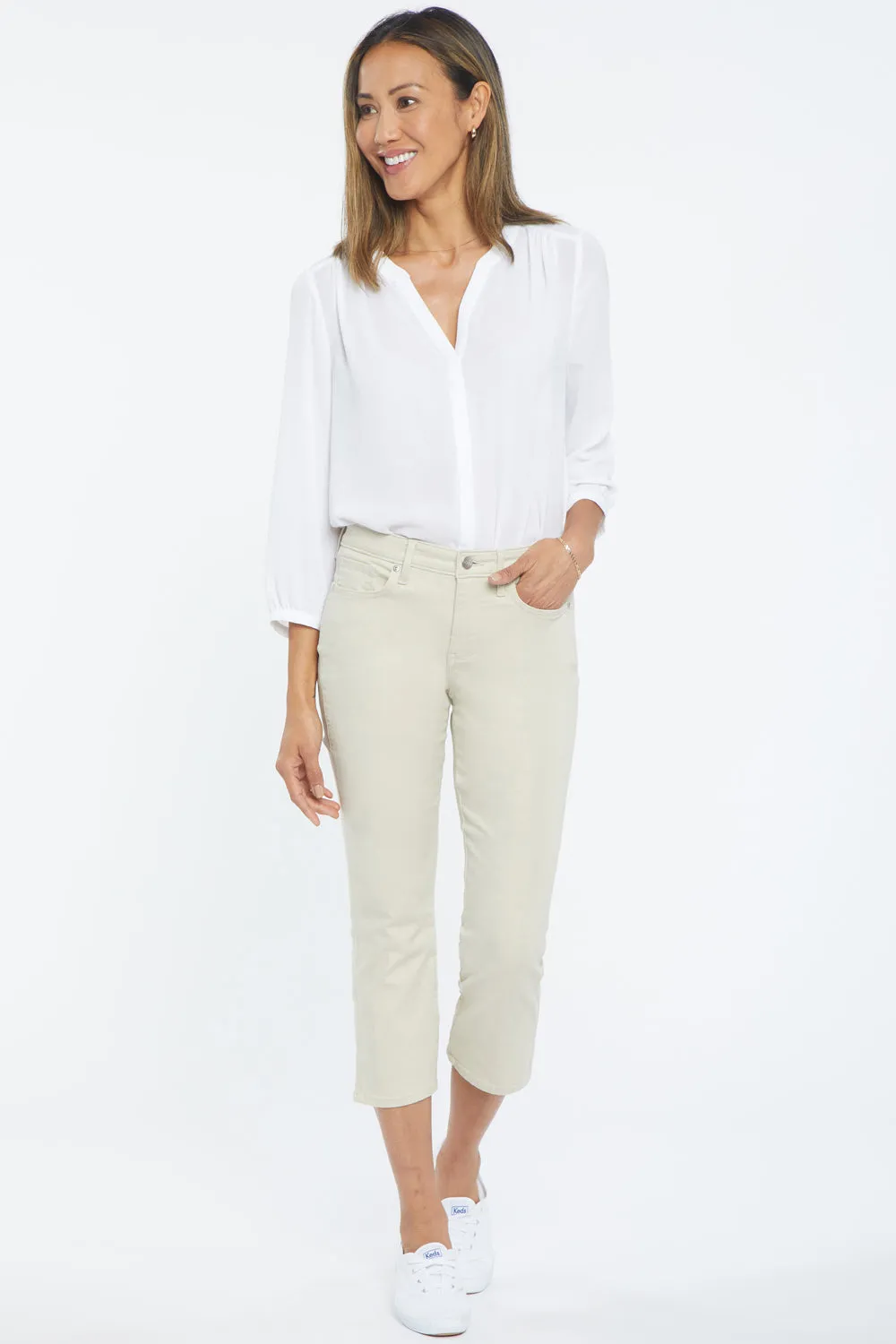 Chloe Capri Jeans - Feather