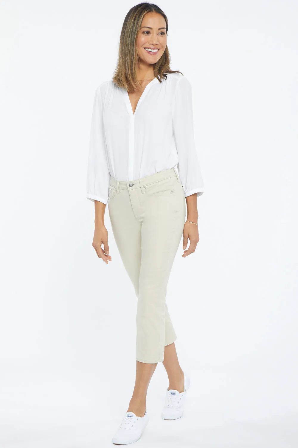 Chloe Capri Jeans - Feather
