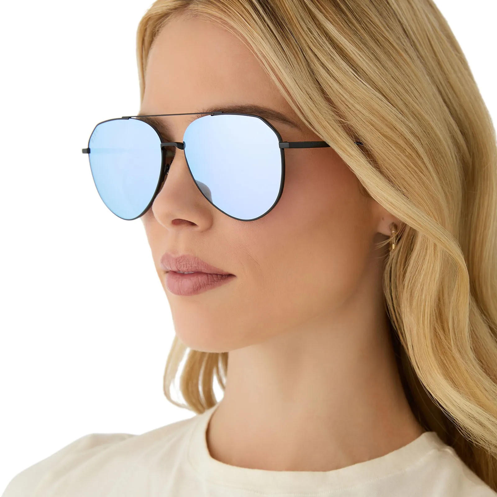 DASH - BLACK   LAVENDER MIRROR SUNGLASSES