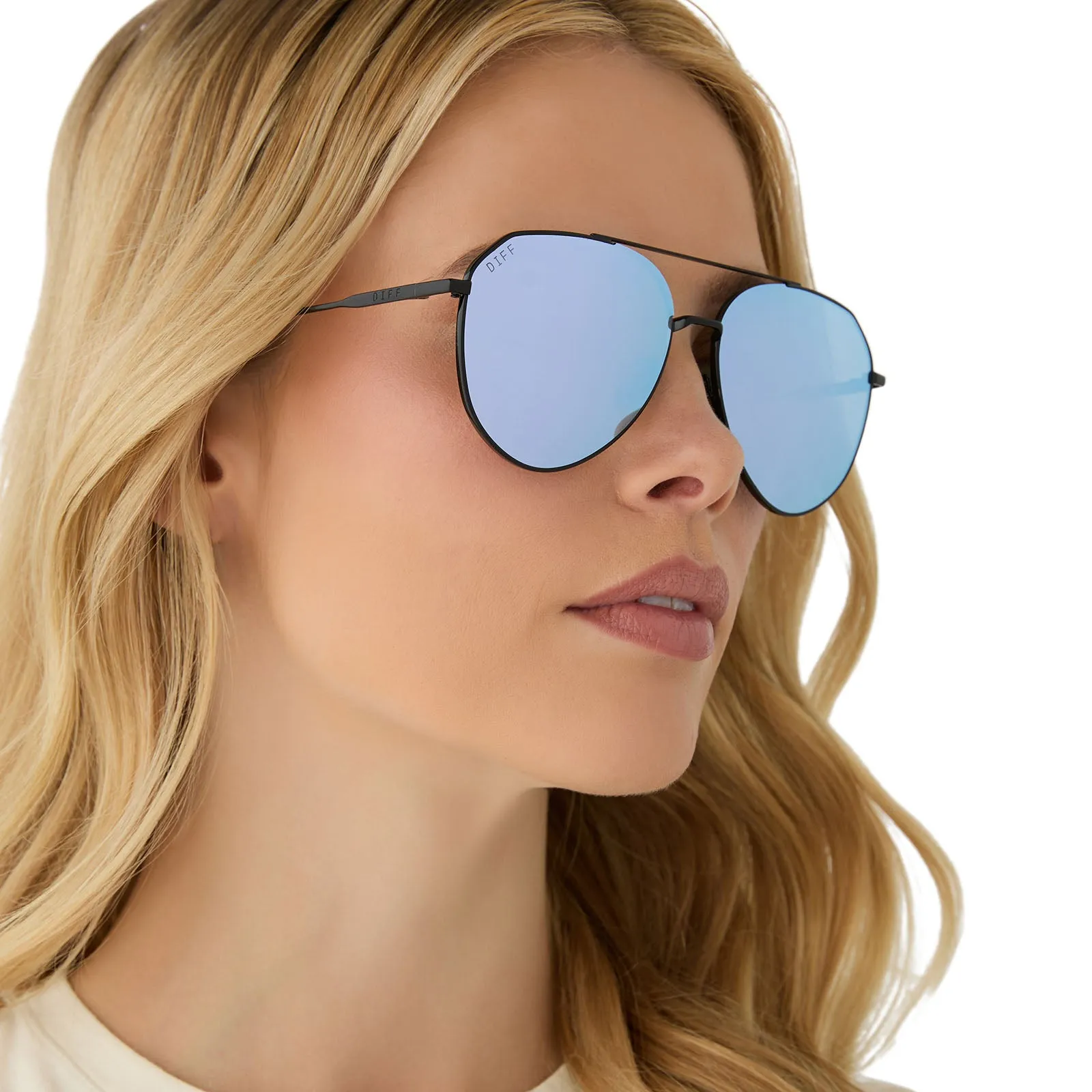 DASH - BLACK   LAVENDER MIRROR SUNGLASSES