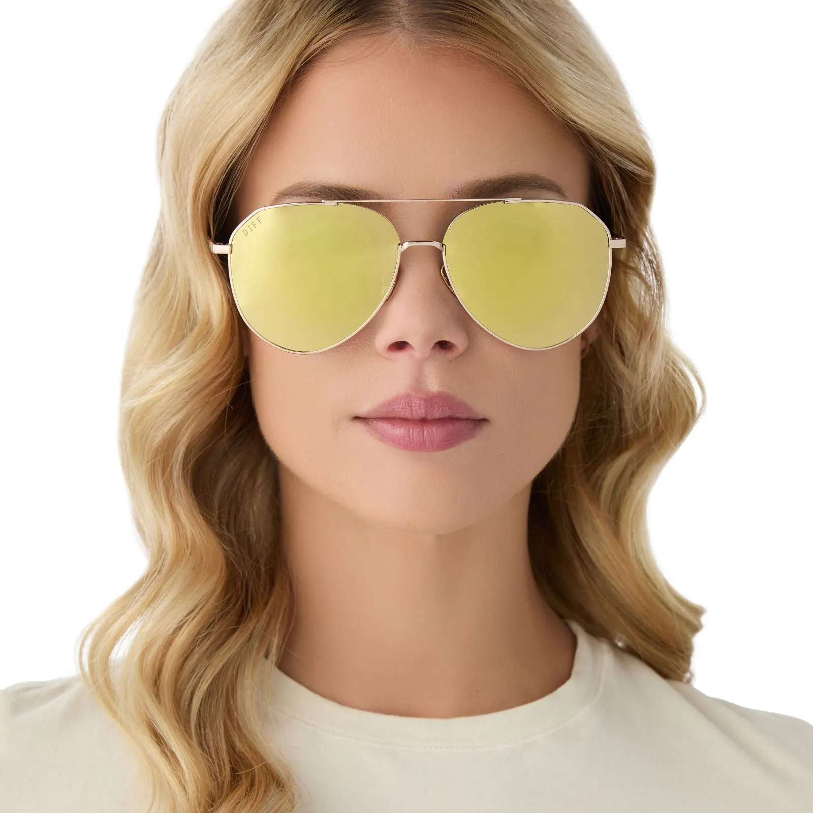 DASH - GOLD   BRILLIANT GOLD MIRROR   POLARIZED SUNGLASSES