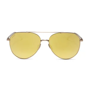 DASH - GOLD   BRILLIANT GOLD MIRROR   POLARIZED SUNGLASSES