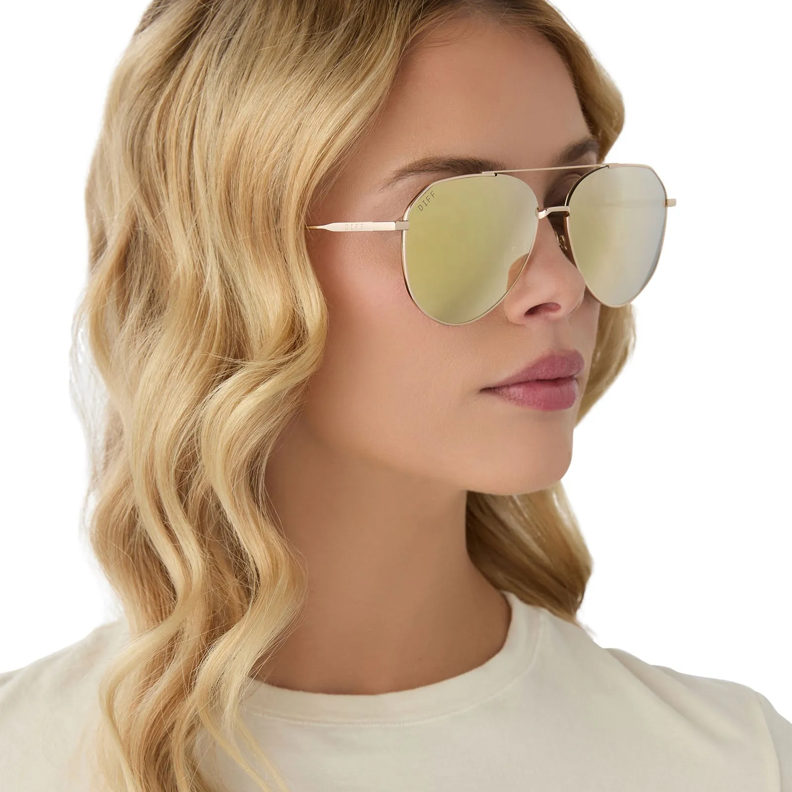 DASH - GOLD   BRILLIANT GOLD MIRROR   POLARIZED SUNGLASSES