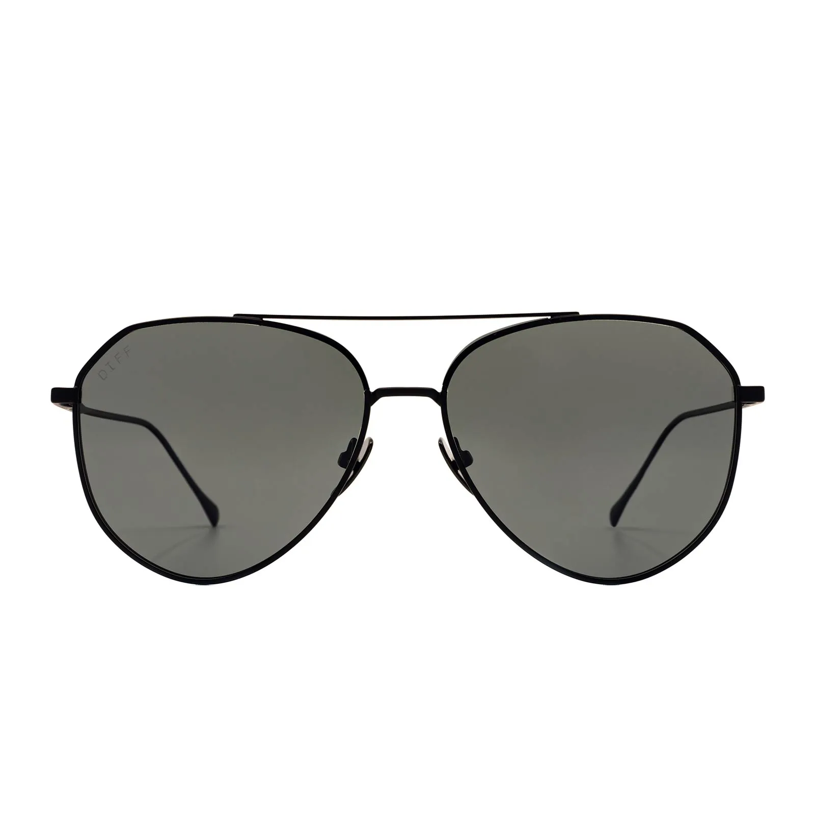 DASH - MATTE BLACK   SOLID GREY   POLARIZED MENS SUNGLASSES
