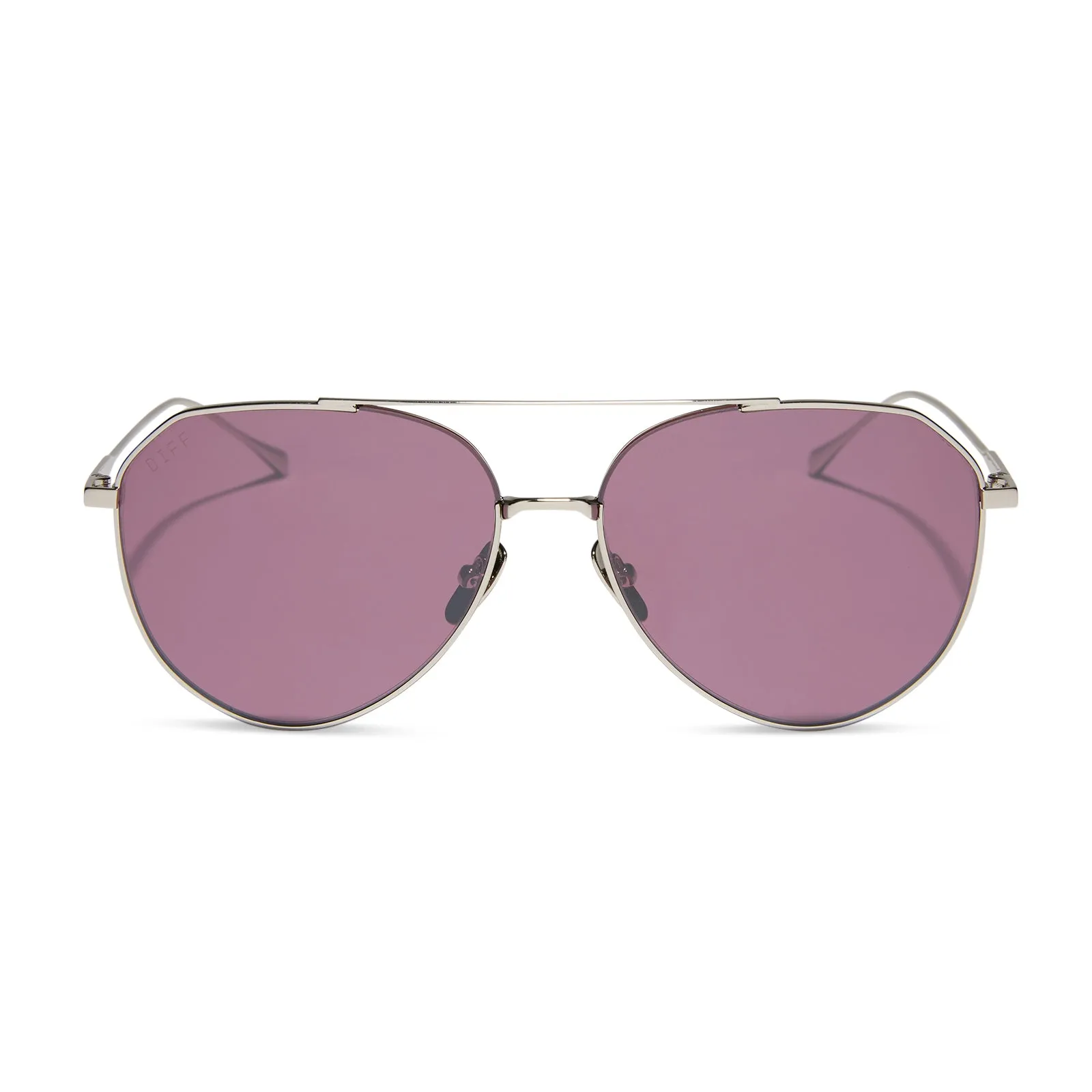 DASH - SILVER   AUBERGINE W SILVER FLASH   POLARIZED SUNGLASSES