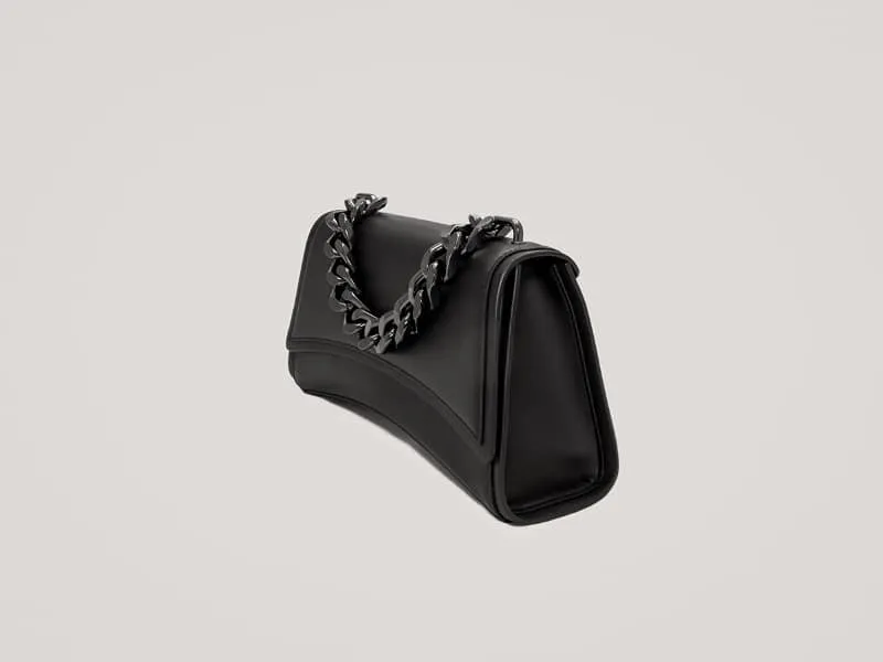 Dharma Vegan Cactus Leather Crossbody | Matte Black