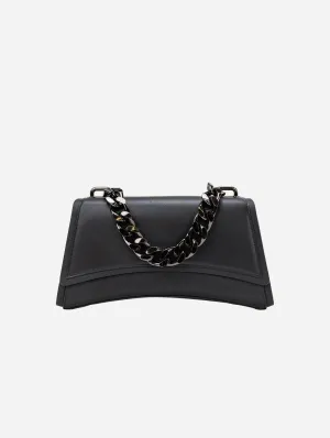 Dharma Vegan Cactus Leather Crossbody | Matte Black