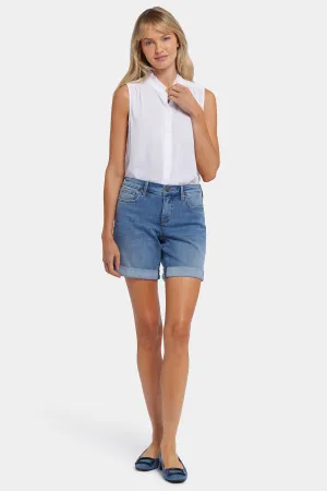 Diana Relaxed Denim Shorts - Barcelona Breeze